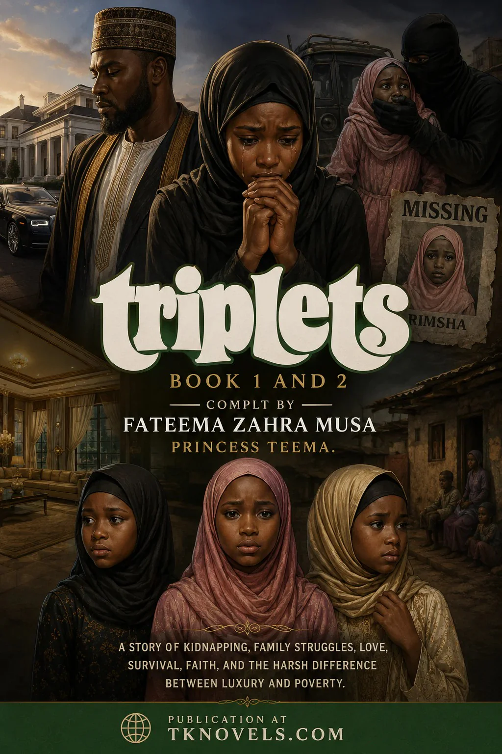 TRIPLETS BOOK 1 and 2  COMPLT BY FATEEMA ZAHRA MUSA PRINCESS TEEMA